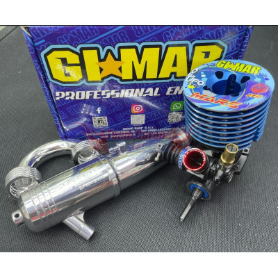 GIMAR Mars EVO 2024 Modified 3ports .21 Off-road engine with 2178 pipe combo set